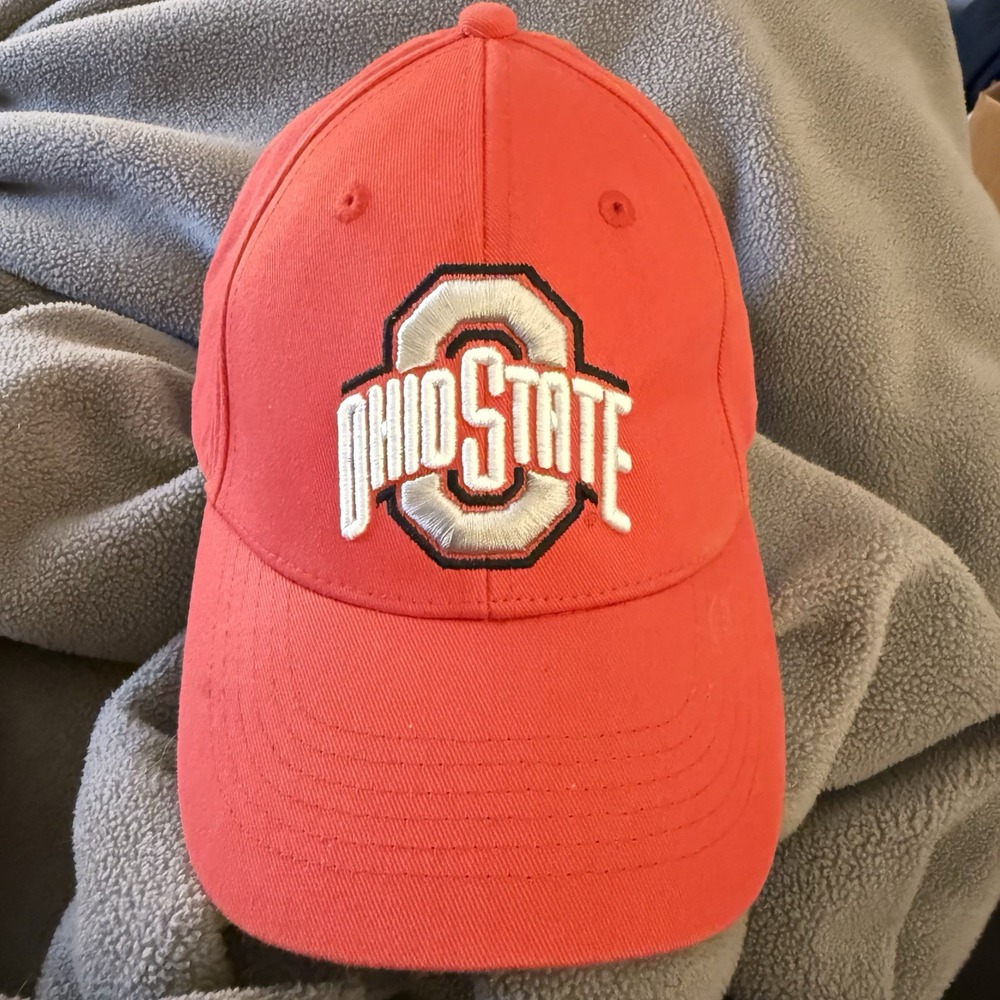 NEW Ohio State Fan Favorite Red OSU Buckeyes Collegiate Sports Hat Cap StrapBack
